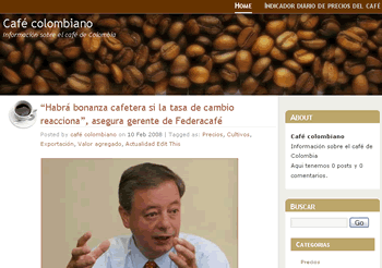 Café de Colombia, nuevo blog con dominio IDN